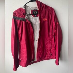 Women’s Hooded Mountain Hardwear Jacket Waterproof Hiking Outdoors Rain Coat